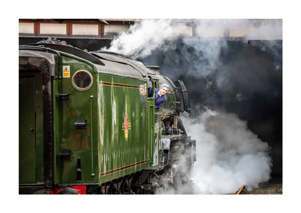 The iconic Flying Scotsman locomotive was crewed by an all-female team on International Women's Day, 8th March 2023. - Image 30