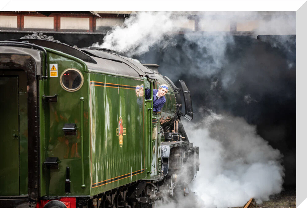 The iconic Flying Scotsman locomotive was crewed by an all-female team on International Women's Day, 8th March 2023. - Image 33