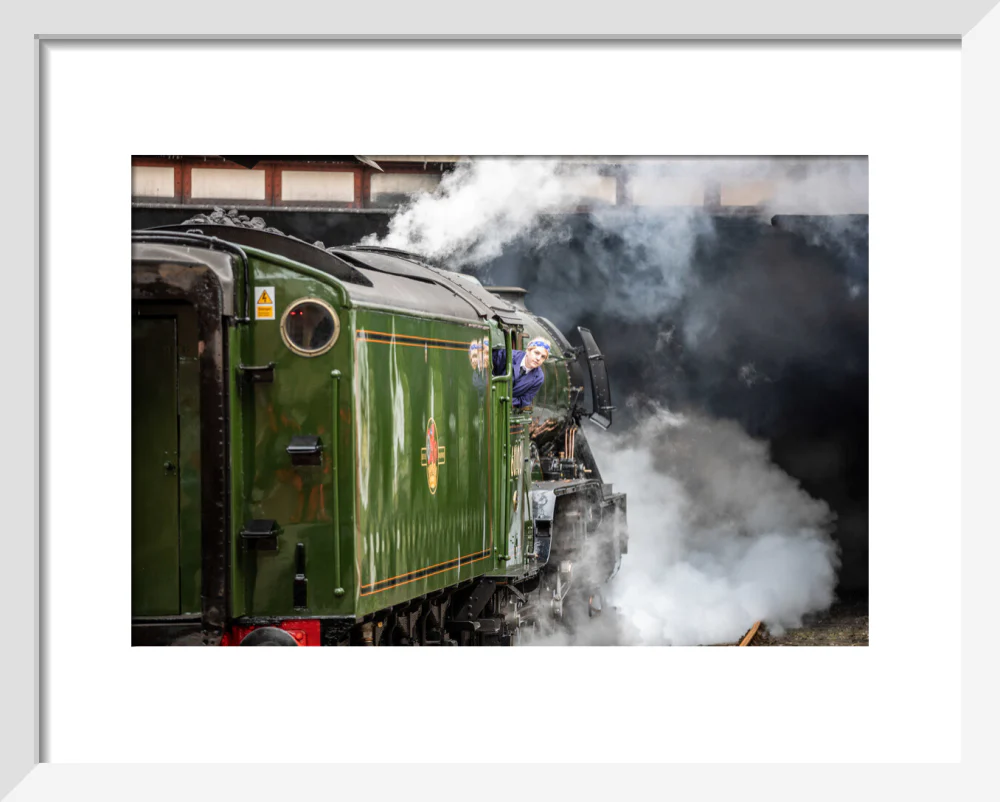 The iconic Flying Scotsman locomotive was crewed by an all-female team on International Women's Day, 8th March 2023. - Image 37