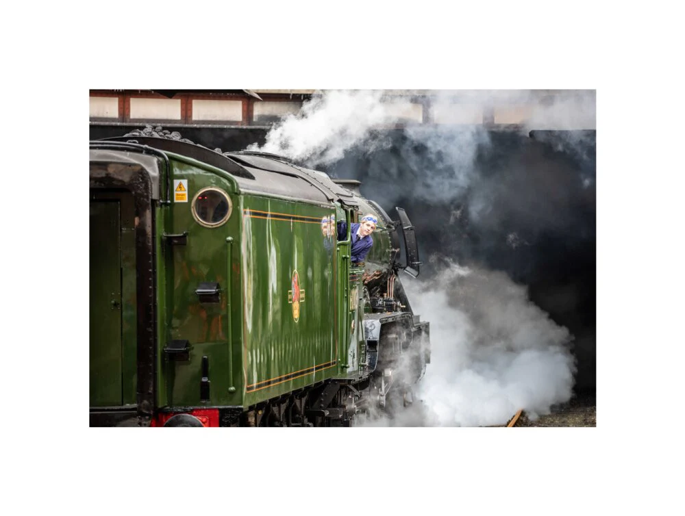 The iconic Flying Scotsman locomotive was crewed by an all-female team on International Women's Day, 8th March 2023. - Image 60