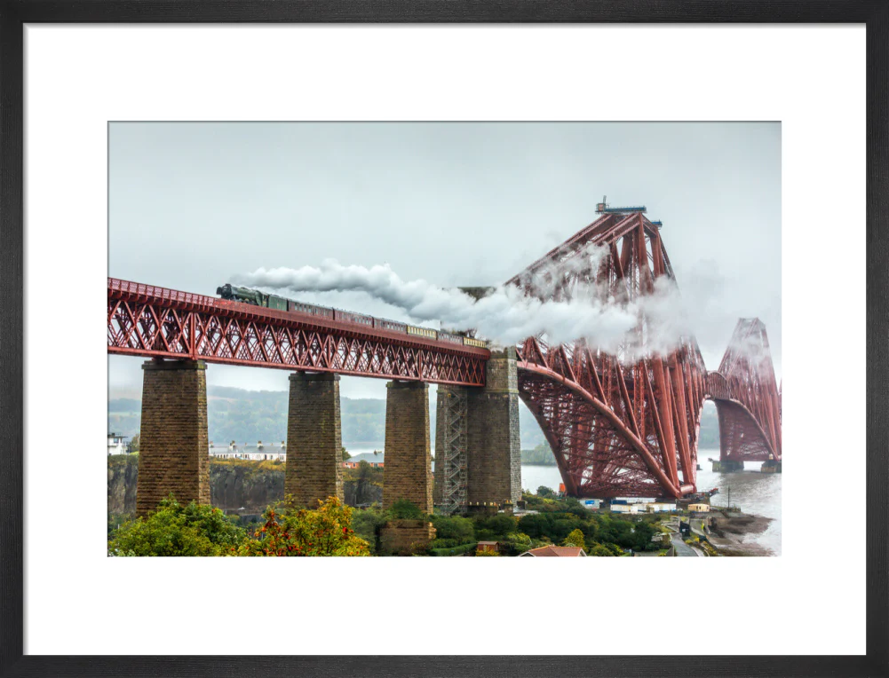 Flying Scotsman crossing the Forth Bridge on 8th October 2023. - Image 13