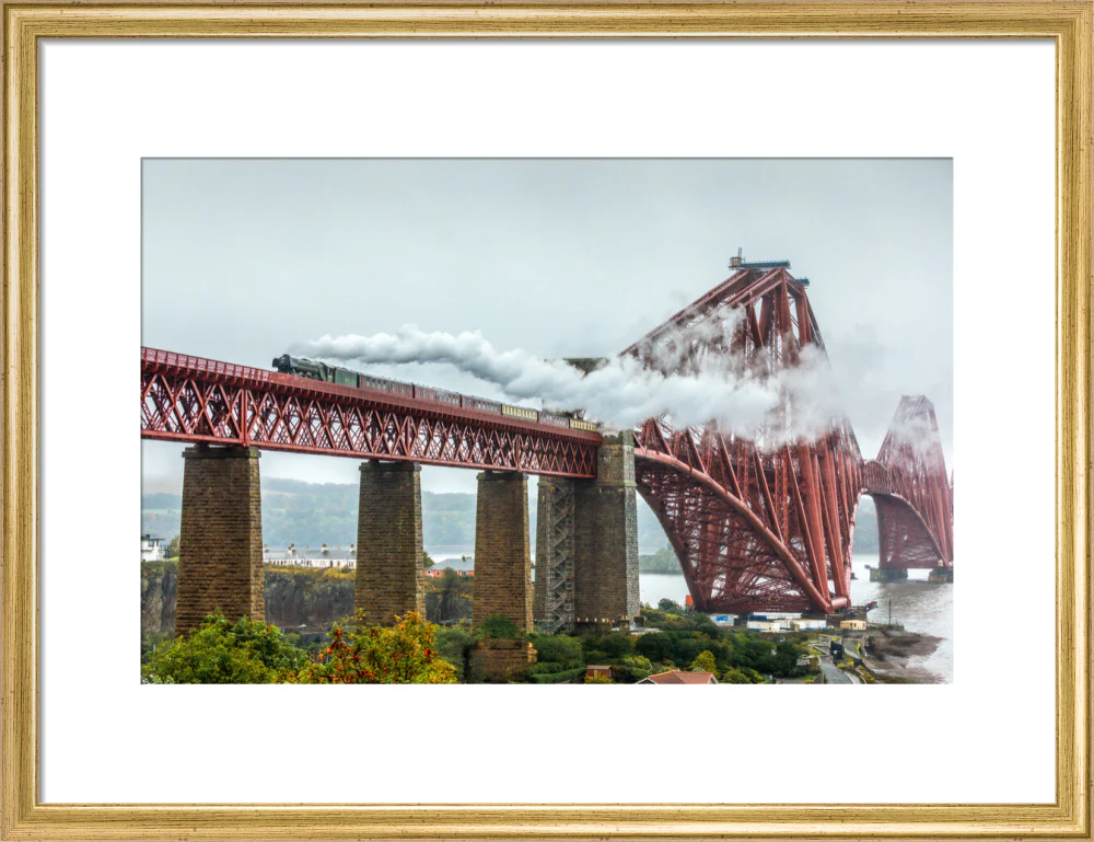 Flying Scotsman crossing the Forth Bridge on 8th October 2023. - Image 15