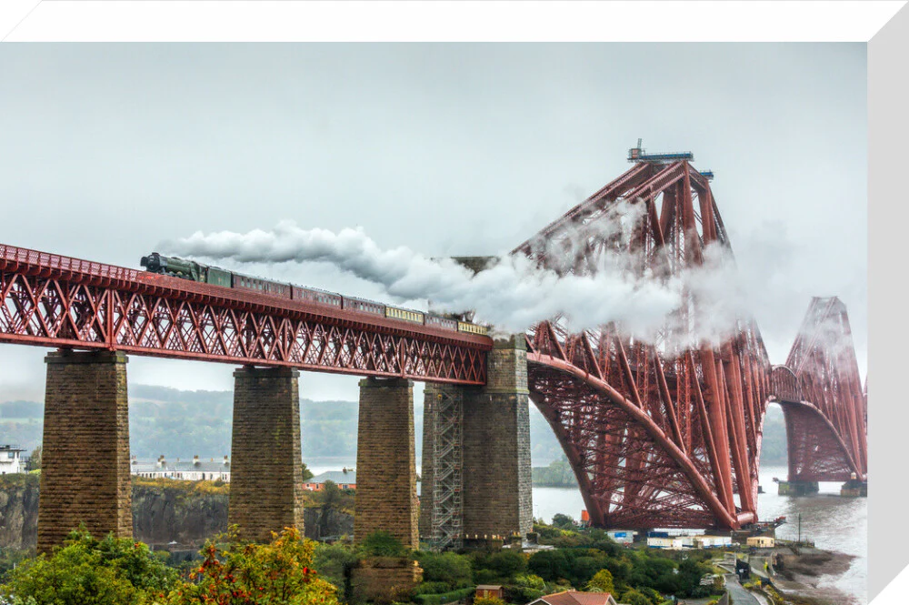Flying Scotsman crossing the Forth Bridge on 8th October 2023. - Image 32
