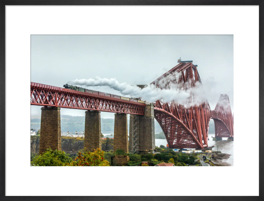 Flying Scotsman crossing the Forth Bridge on 8th October 2023. - Image 51