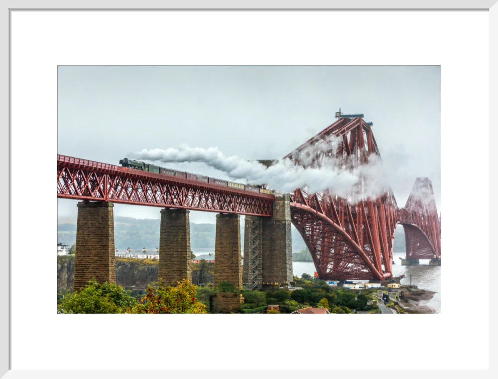 Flying Scotsman crossing the Forth Bridge on 8th October 2023. - Image 52