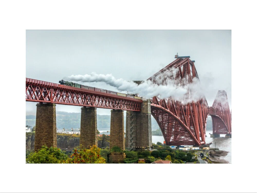Flying Scotsman crossing the Forth Bridge on 8th October 2023. - Image 7