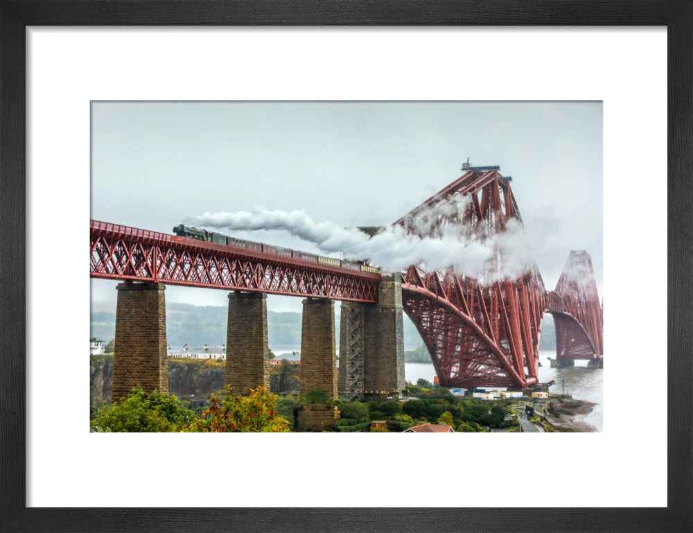 Flying Scotsman crossing the Forth Bridge on 8th October 2023. - Image 8