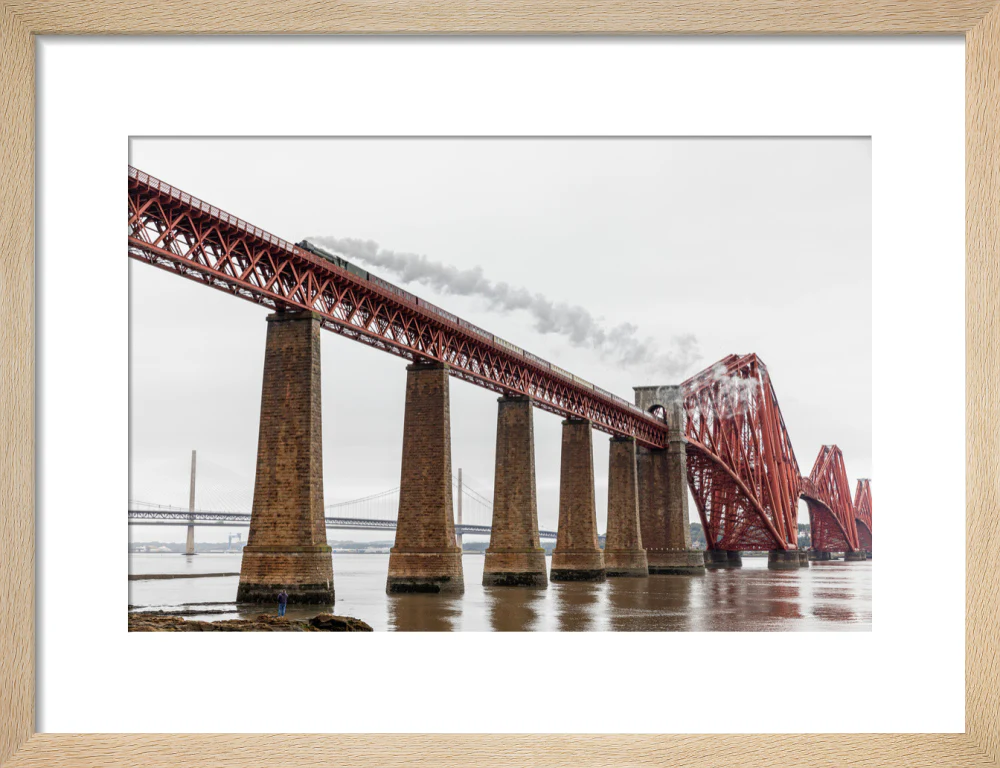 Flying Scotsman crossing the Forth Bridge on 8th October 2023. - Image 11