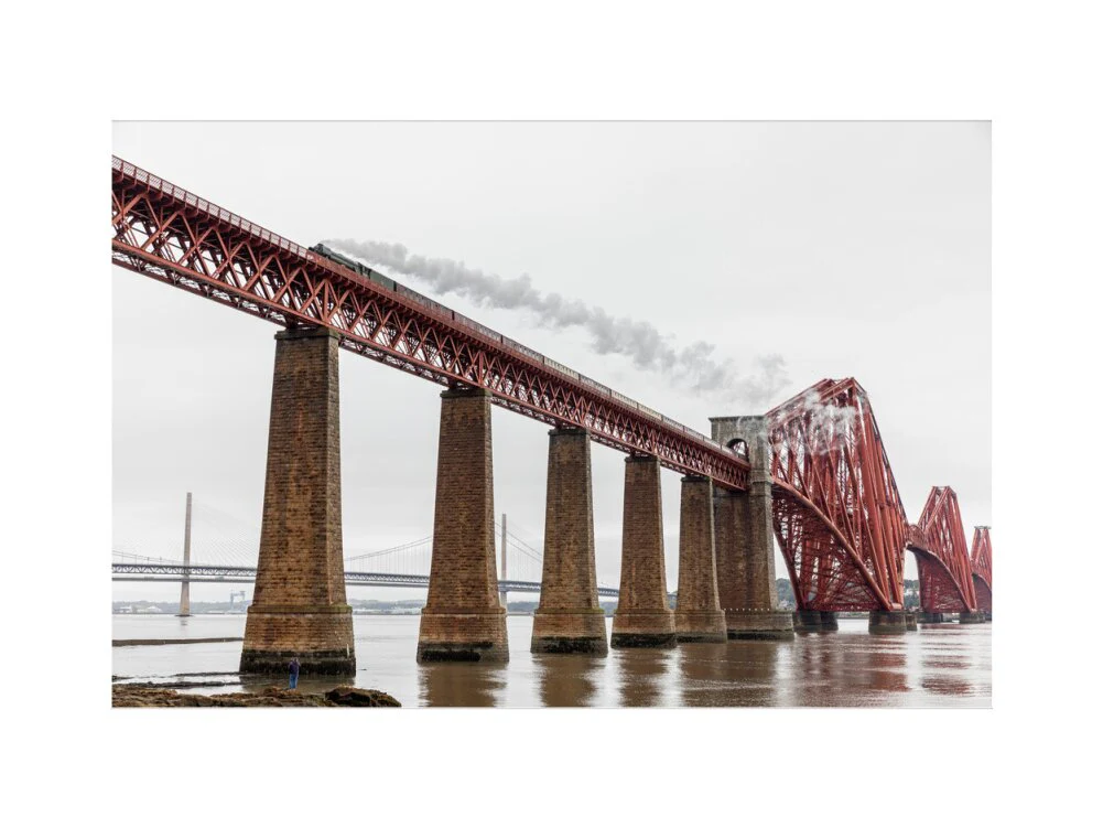 Flying Scotsman crossing the Forth Bridge on 8th October 2023. - Image 12