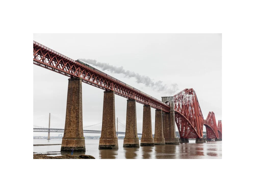Flying Scotsman crossing the Forth Bridge on 8th October 2023. - Image 27