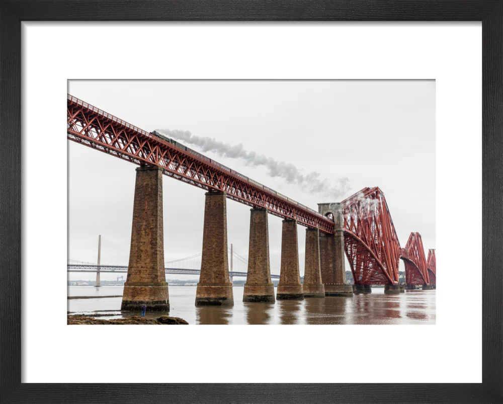 Flying Scotsman crossing the Forth Bridge on 8th October 2023. - Image 36