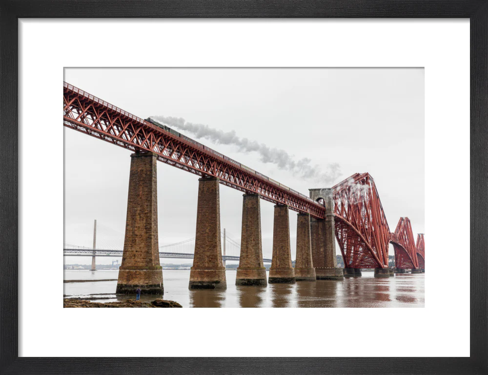 Flying Scotsman crossing the Forth Bridge on 8th October 2023. - Image 41
