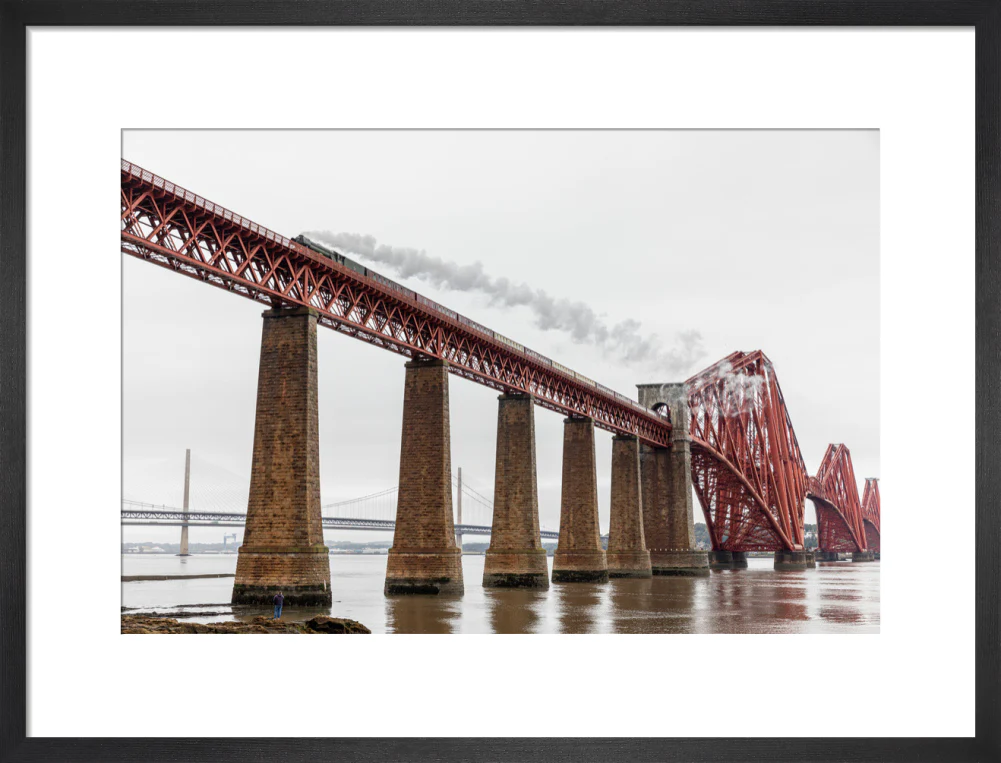 Flying Scotsman crossing the Forth Bridge on 8th October 2023. - Image 46