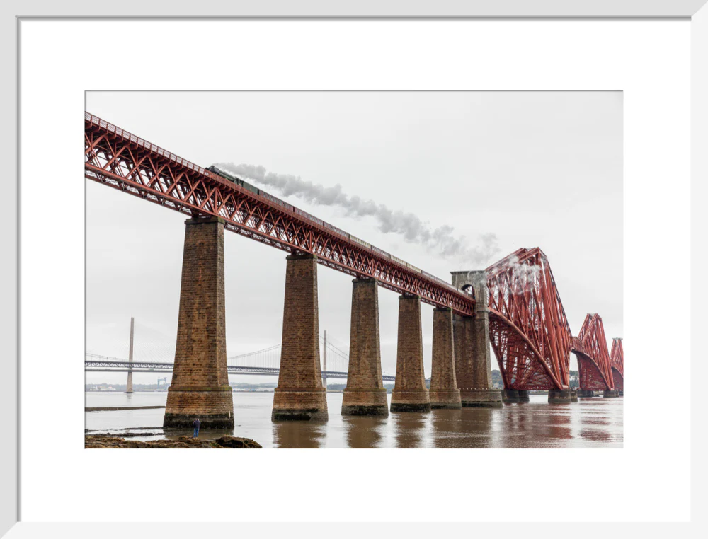 Flying Scotsman crossing the Forth Bridge on 8th October 2023. - Image 47