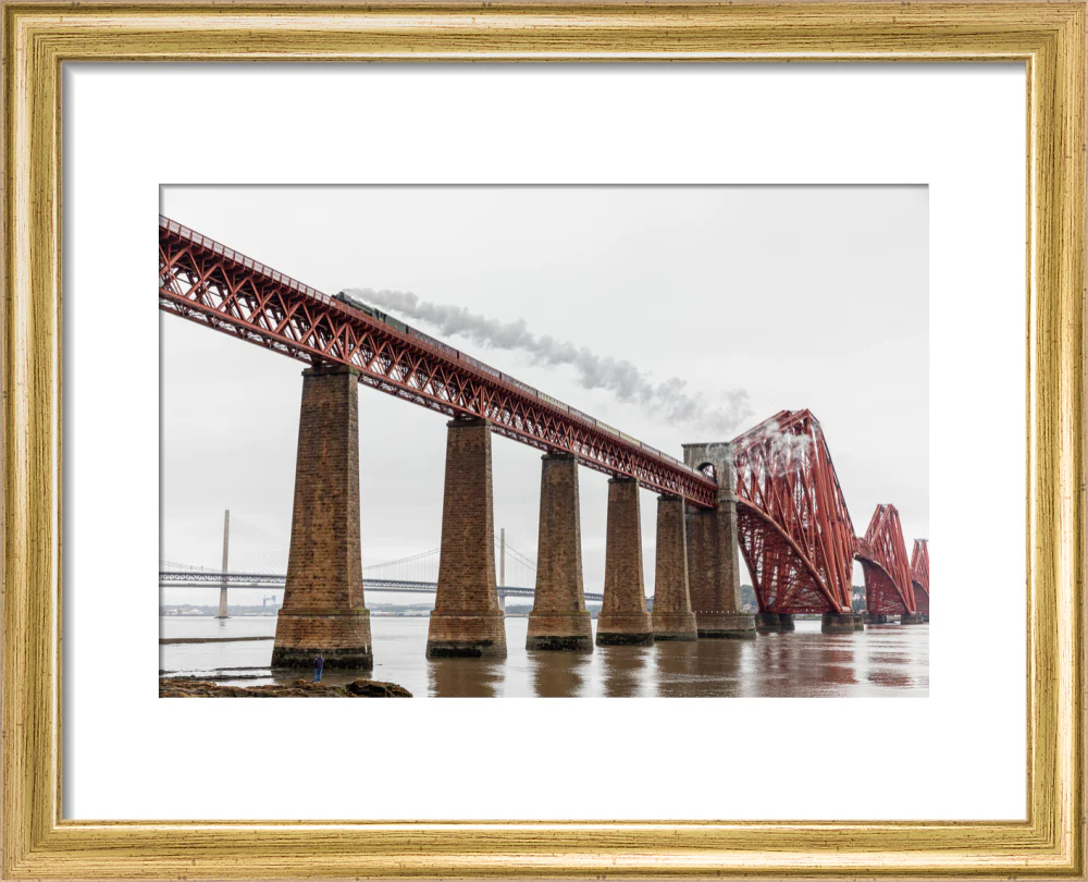 Flying Scotsman crossing the Forth Bridge on 8th October 2023. - Image 5