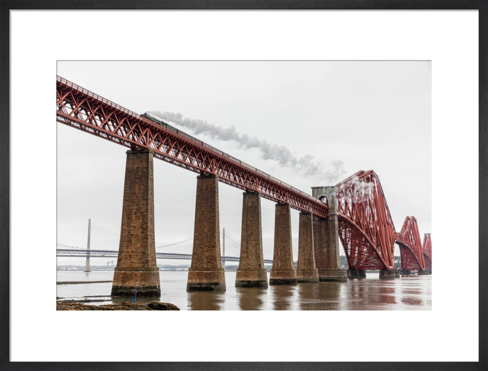 Flying Scotsman crossing the Forth Bridge on 8th October 2023. - Image 51