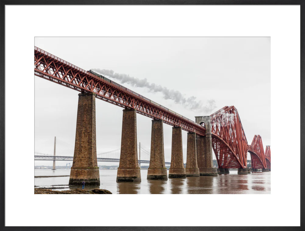 Flying Scotsman crossing the Forth Bridge on 8th October 2023. - Image 56
