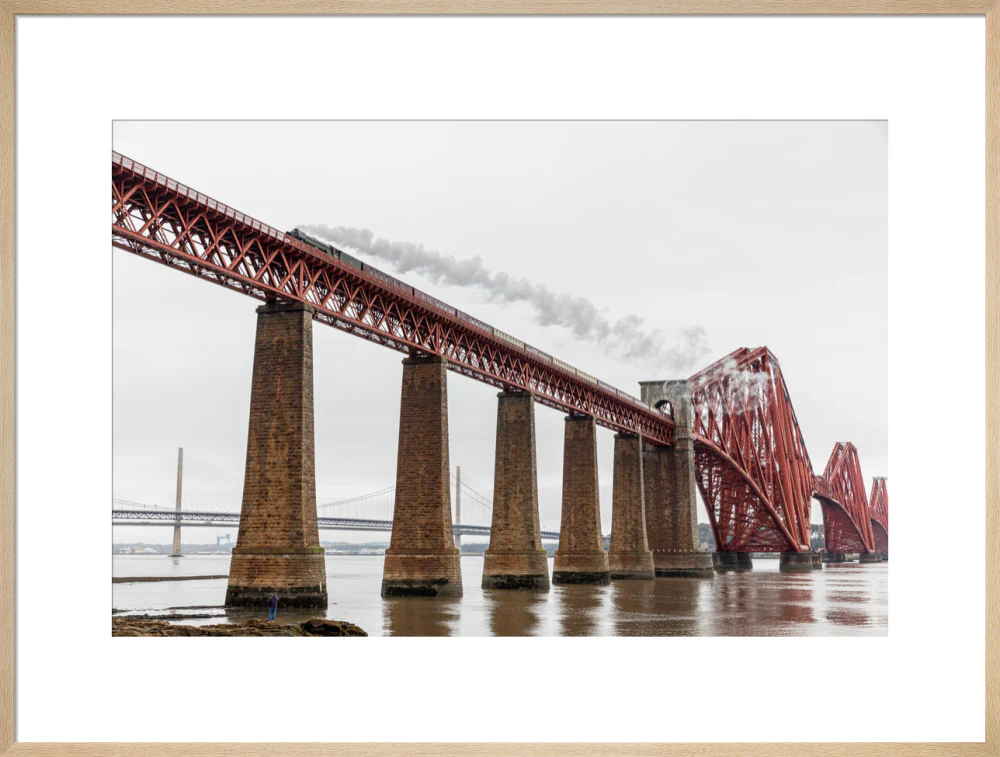 Flying Scotsman crossing the Forth Bridge on 8th October 2023. - Image 59