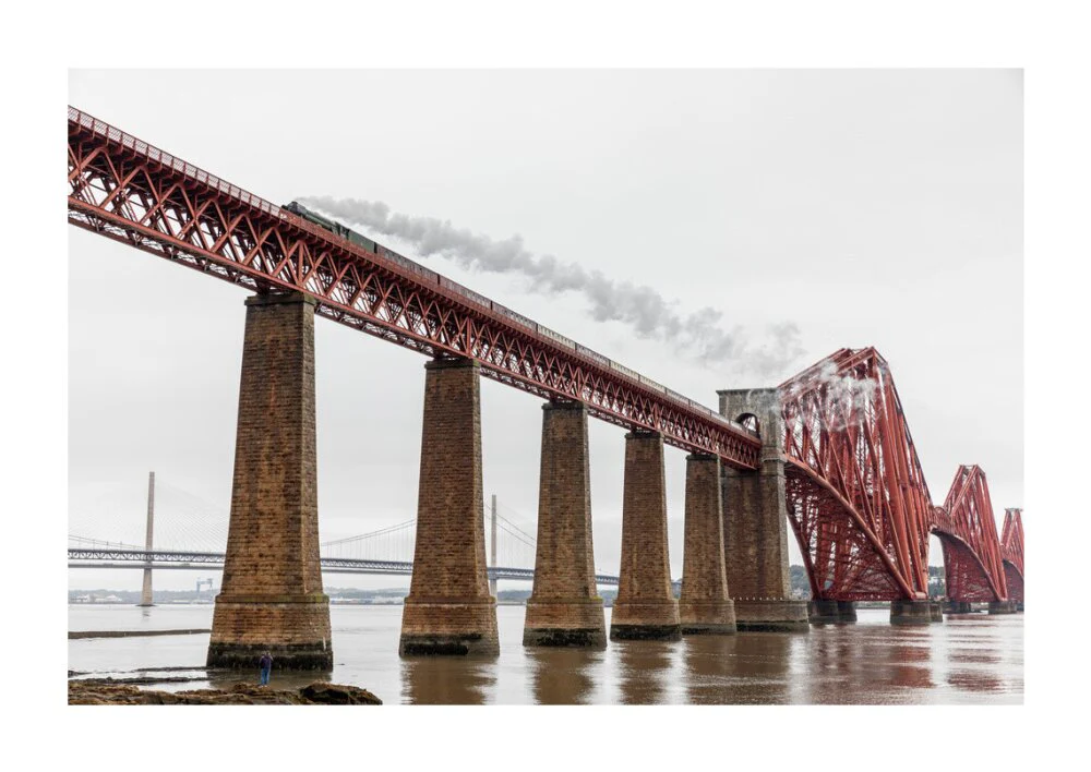 Flying Scotsman crossing the Forth Bridge on 8th October 2023. - Image 63