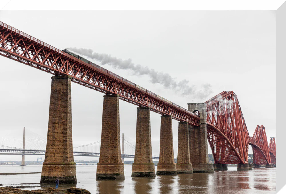 Flying Scotsman crossing the Forth Bridge on 8th October 2023. - Image 66