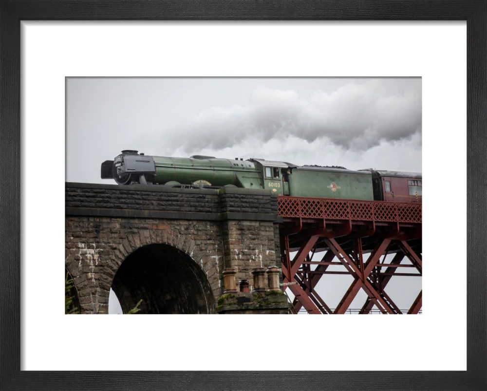 Flying Scotsman crossing the Forth Bridge on 8th October 2023. - Image 36