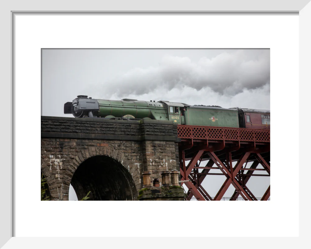 Flying Scotsman crossing the Forth Bridge on 8th October 2023. - Image 37