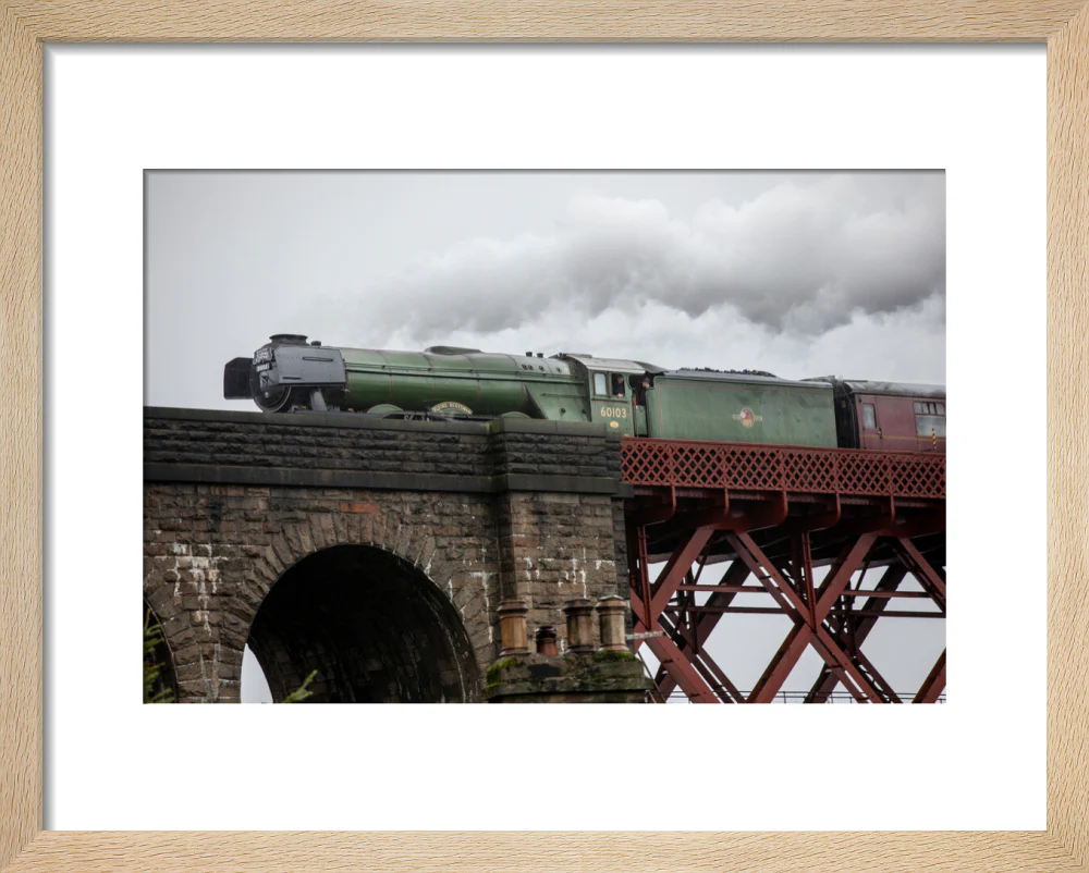 Flying Scotsman crossing the Forth Bridge on 8th October 2023. - Image 6