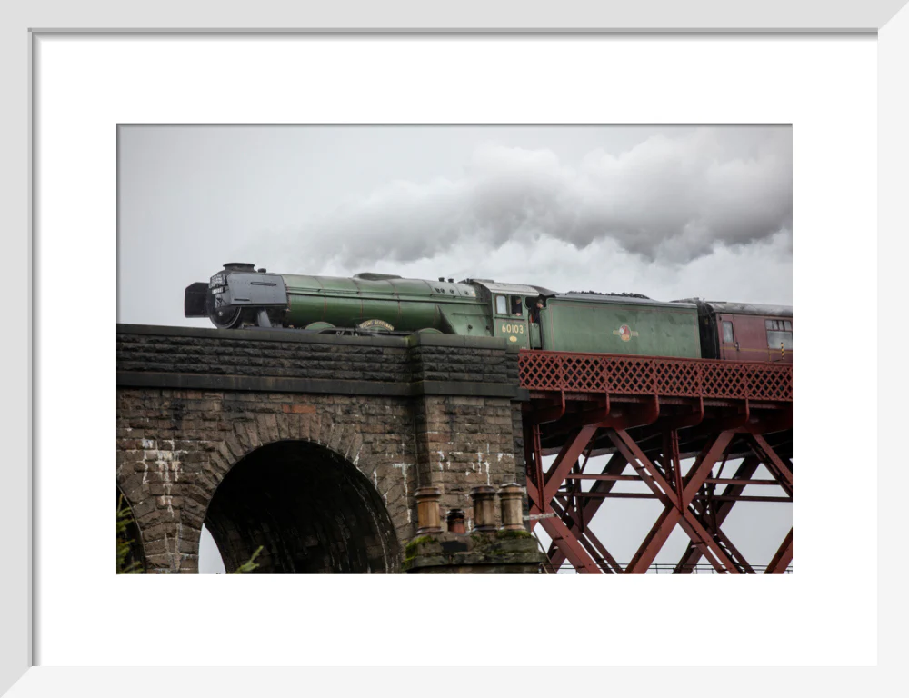 Flying Scotsman crossing the Forth Bridge on 8th October 2023. - Image 9