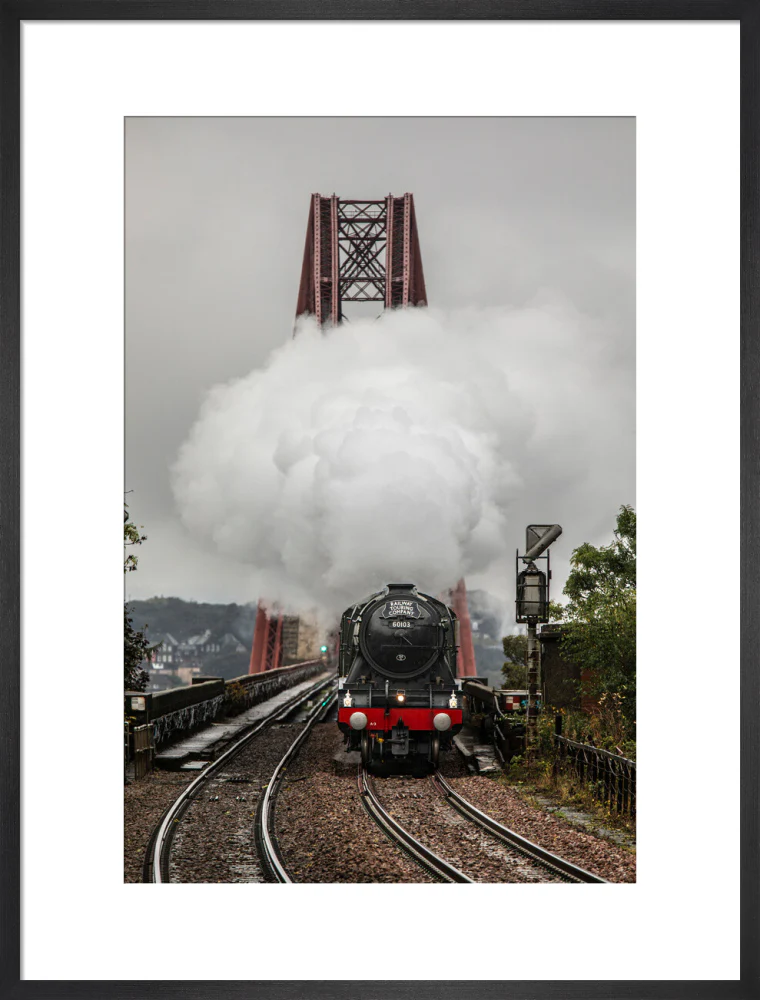 Flying Scotsman crossing the Forth Bridge on 8th October 2023. - Image 18