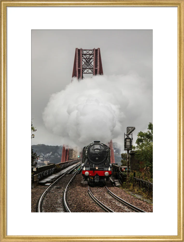 Flying Scotsman crossing the Forth Bridge on 8th October 2023. - Image 20