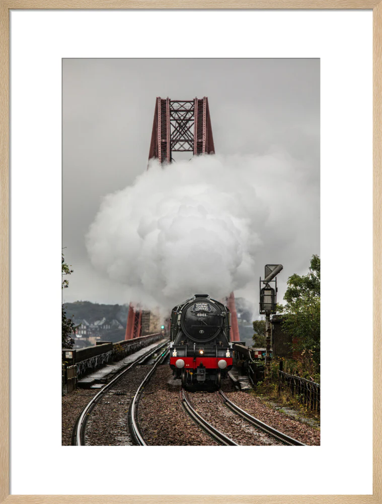 Flying Scotsman crossing the Forth Bridge on 8th October 2023. - Image 21