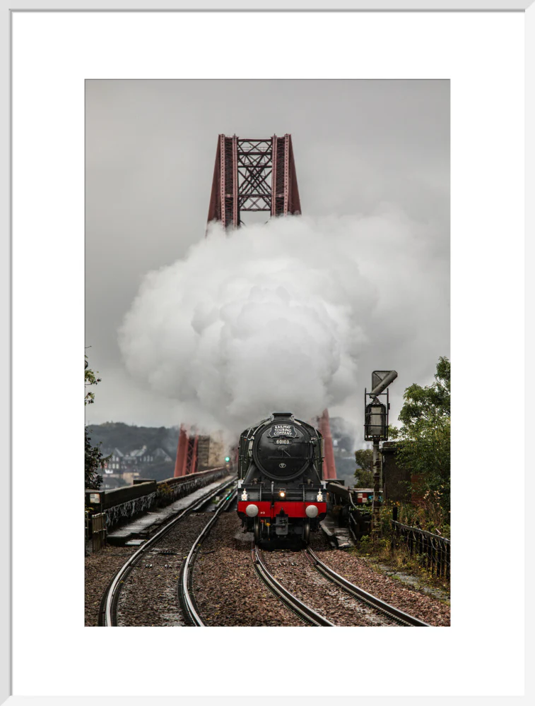 Flying Scotsman crossing the Forth Bridge on 8th October 2023. - Image 24