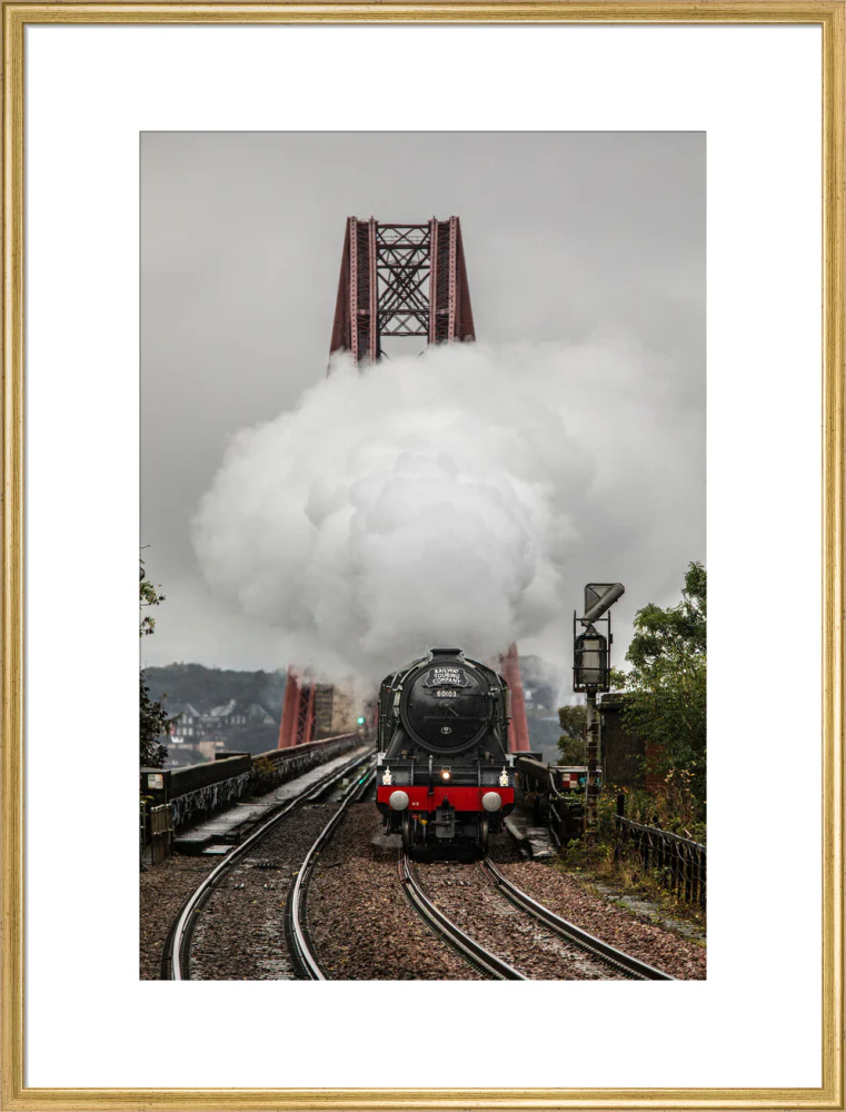Flying Scotsman crossing the Forth Bridge on 8th October 2023. - Image 25