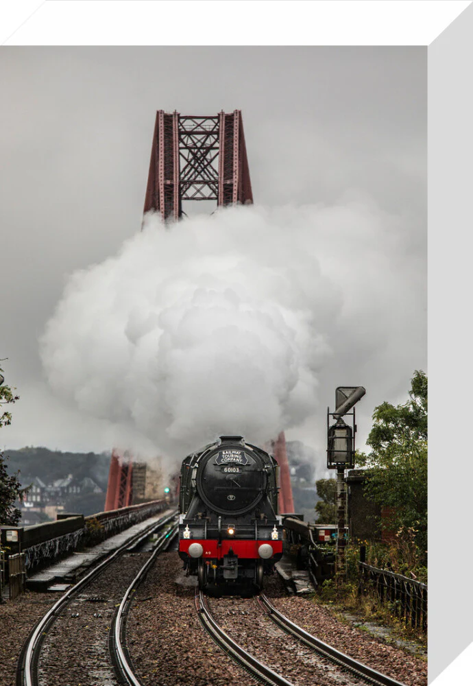 Flying Scotsman crossing the Forth Bridge on 8th October 2023. - Image 31