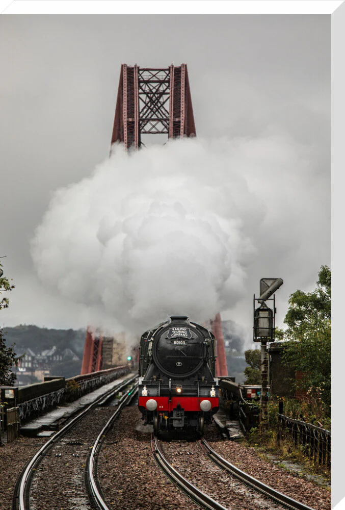 Flying Scotsman crossing the Forth Bridge on 8th October 2023. - Image 34