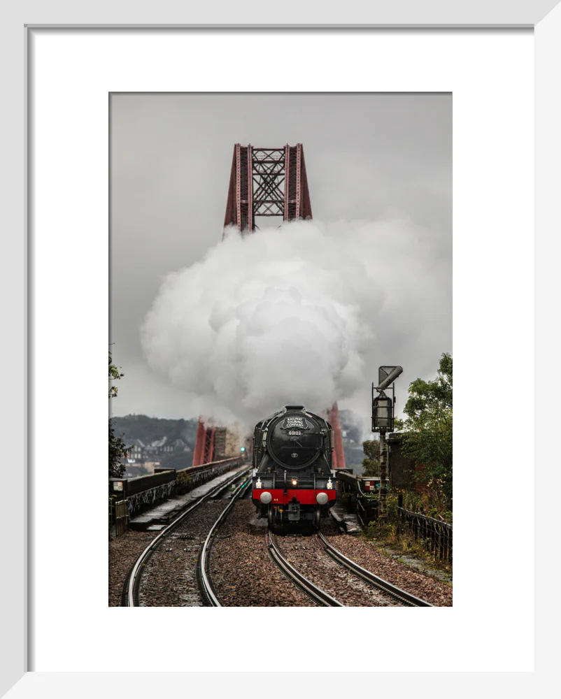 Flying Scotsman crossing the Forth Bridge on 8th October 2023. - Image 37