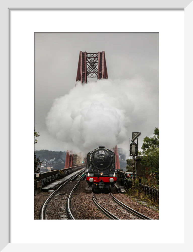 Flying Scotsman crossing the Forth Bridge on 8th October 2023. - Image 42