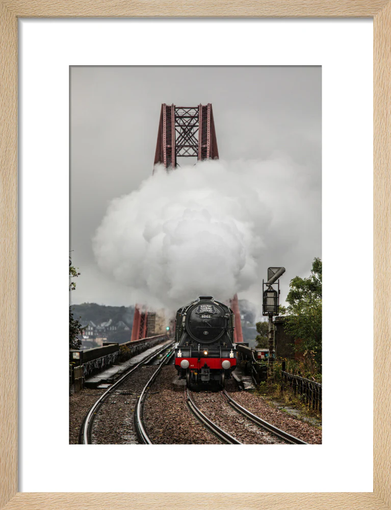 Flying Scotsman crossing the Forth Bridge on 8th October 2023. - Image 44