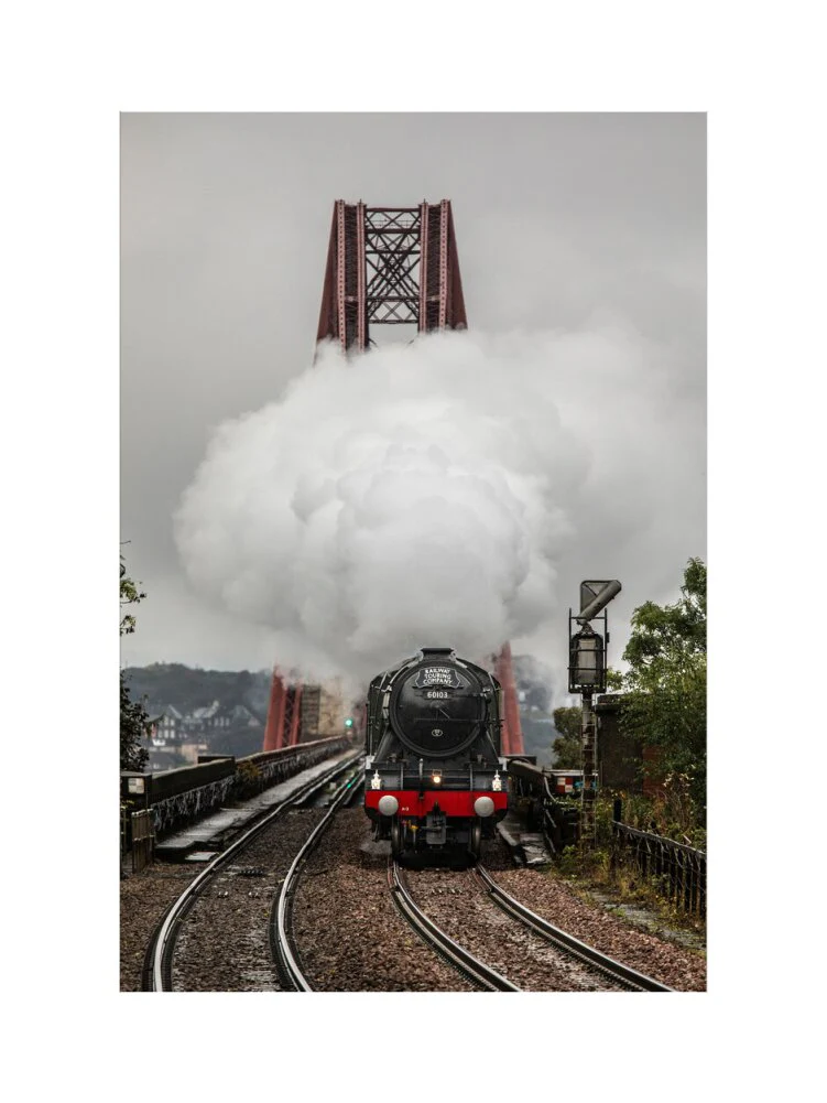 Flying Scotsman crossing the Forth Bridge on 8th October 2023. - Image 45