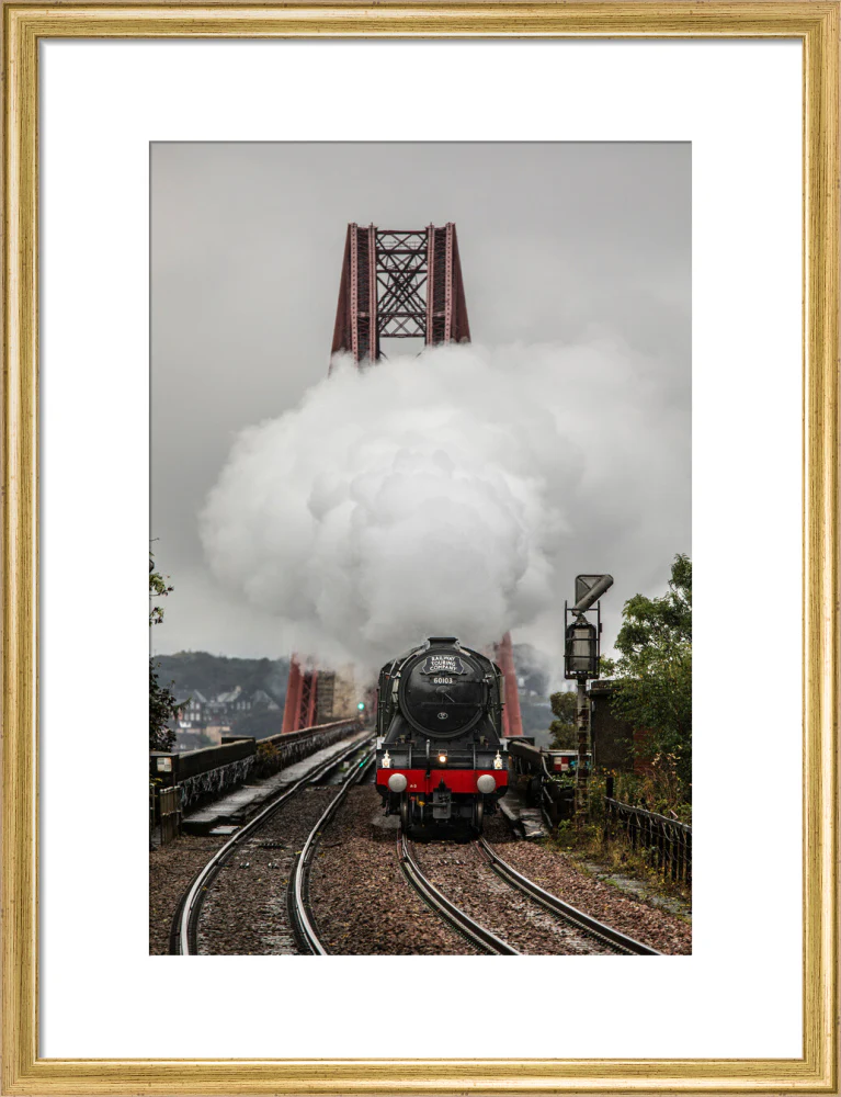 Flying Scotsman crossing the Forth Bridge on 8th October 2023. - Image 48