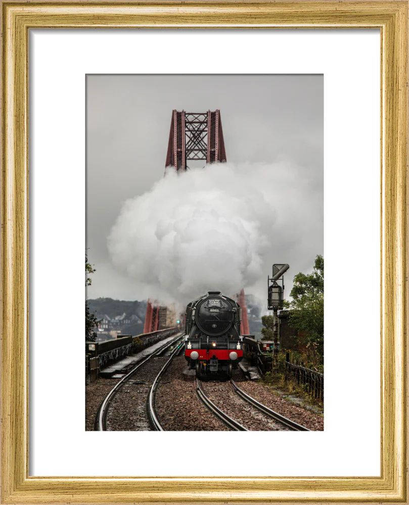 Flying Scotsman crossing the Forth Bridge on 8th October 2023. - Image 5