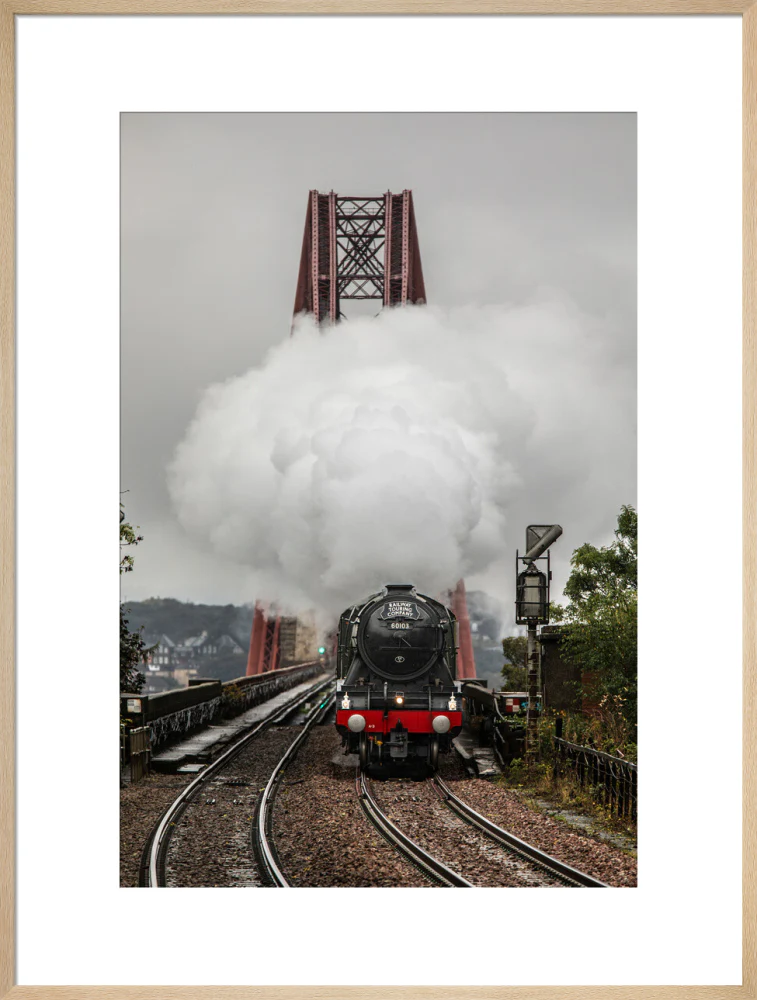 Flying Scotsman crossing the Forth Bridge on 8th October 2023. - Image 59