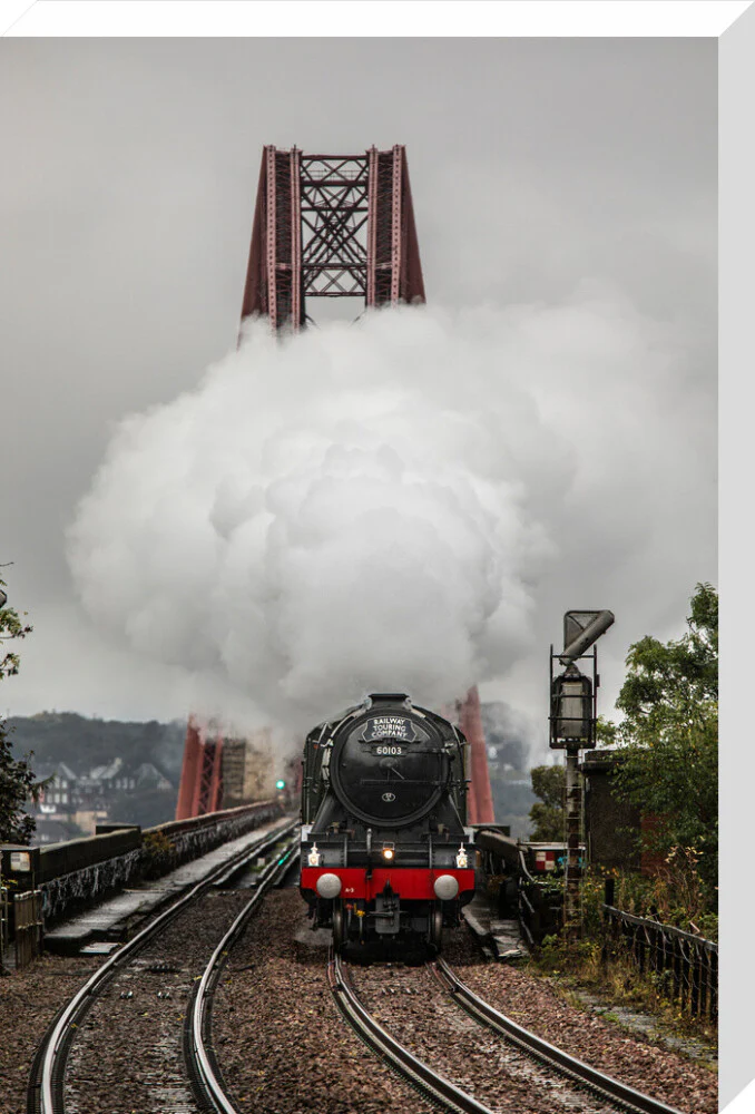 Flying Scotsman crossing the Forth Bridge on 8th October 2023. - Image 66