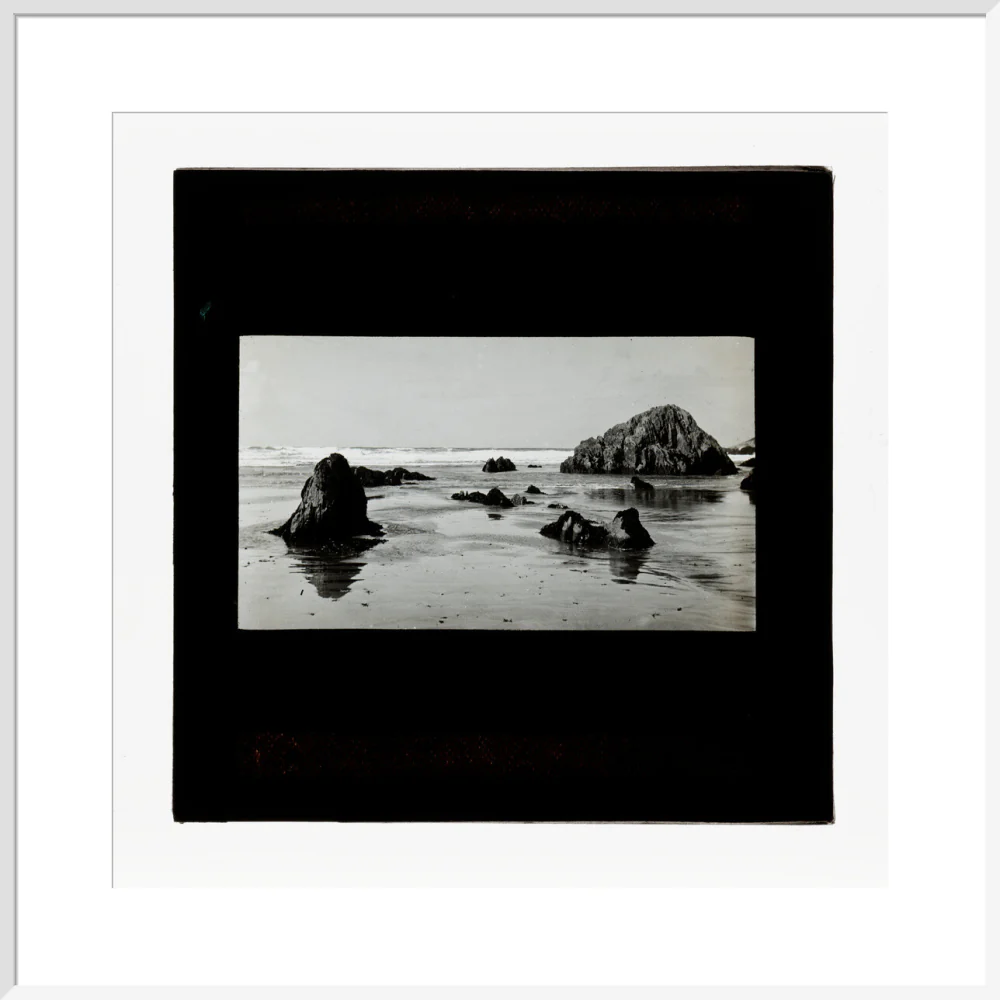 A magic lantern slide of a seascape by Birt Acres, c. 1893. - Image 19
