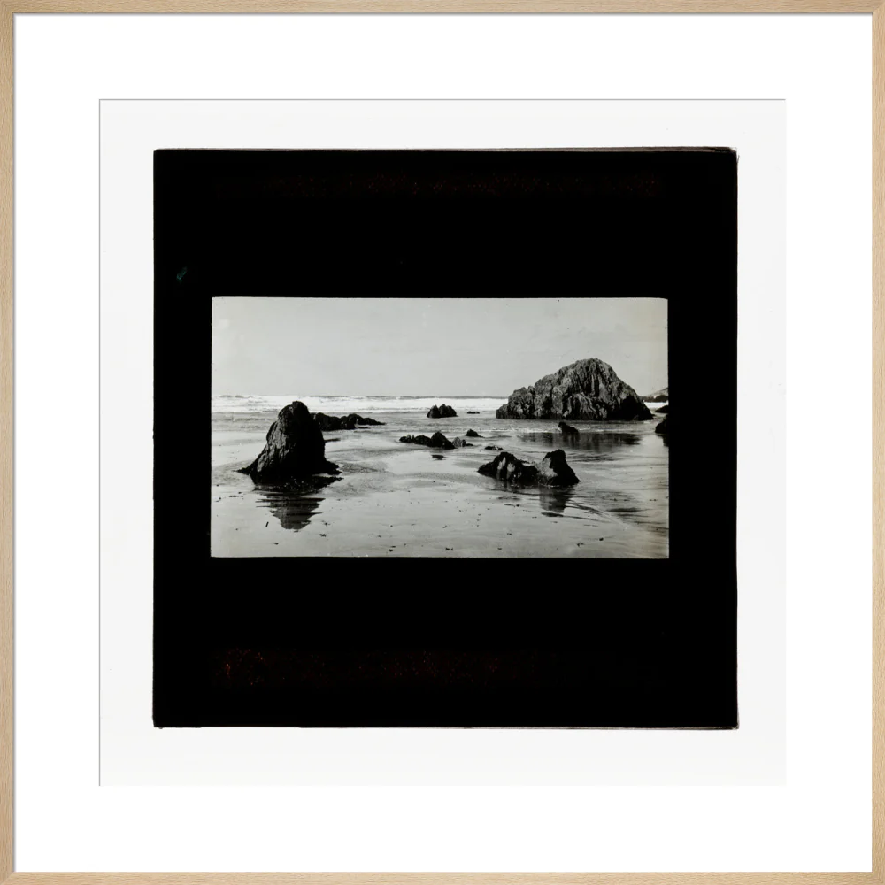 A magic lantern slide of a seascape by Birt Acres, c. 1893. - Image 21