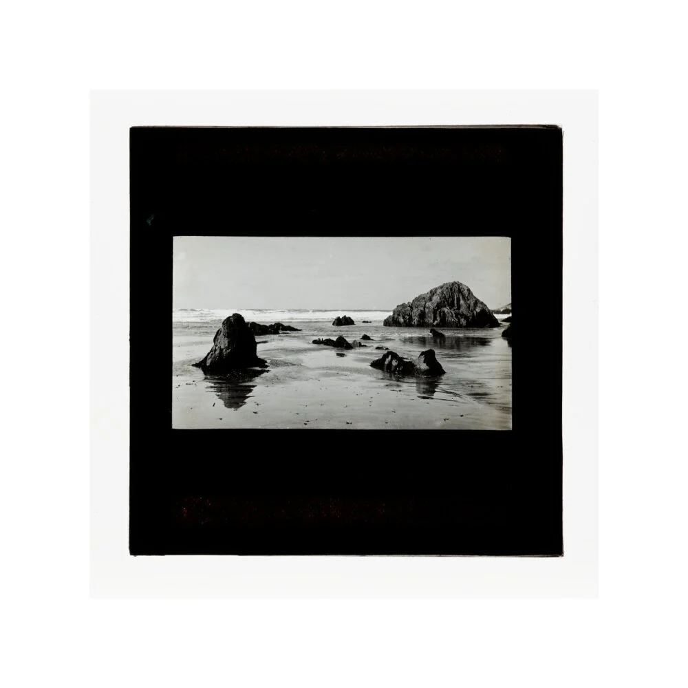 A magic lantern slide of a seascape by Birt Acres, c. 1893. - Image 22
