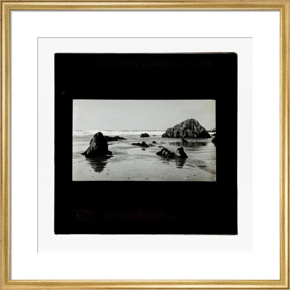 A magic lantern slide of a seascape by Birt Acres, c. 1893. - Image 38