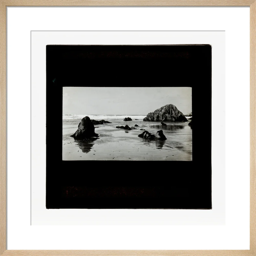 A magic lantern slide of a seascape by Birt Acres, c. 1893. - Image 39