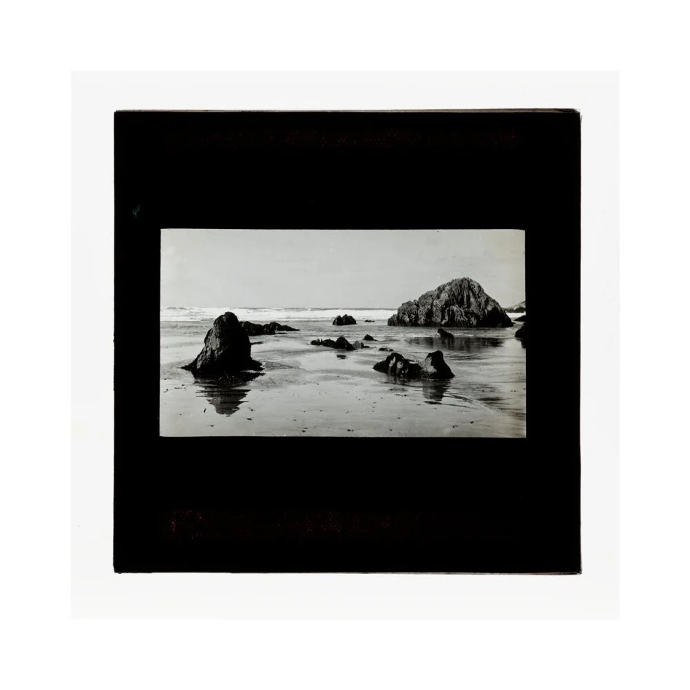 A magic lantern slide of a seascape by Birt Acres, c. 1893. - Image 40