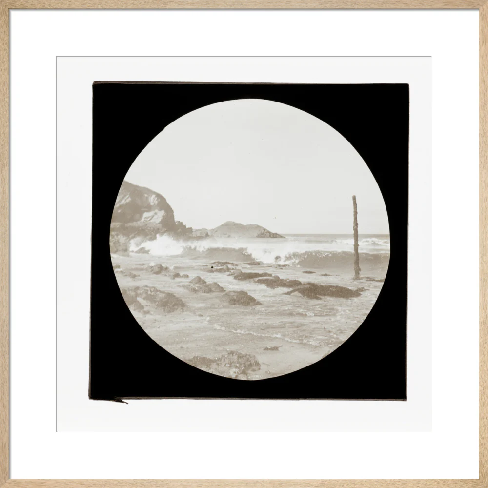 A magic lantern slide of a seascape by Birt Acres, c. 1893. - Image 16
